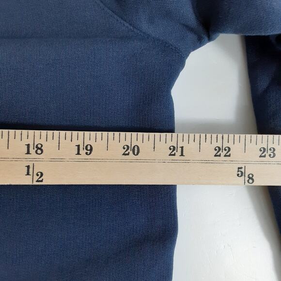 Ted Baker Breenge Button Through Sweatshirt Navy Blue Pullover Mens 38 Holiday - Picture 11 of 13